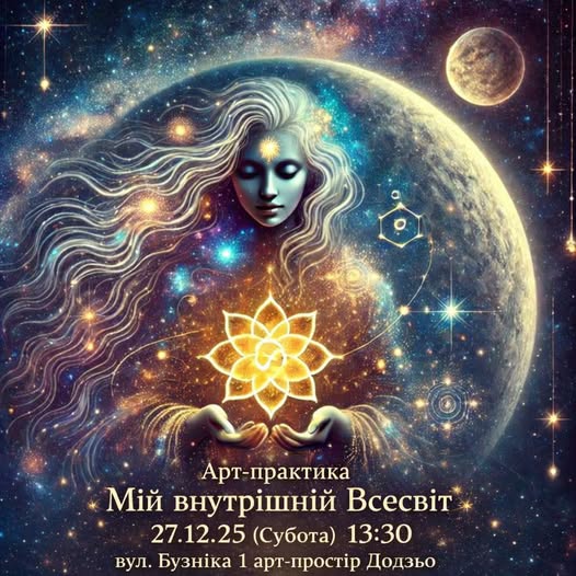 Арт-практика «Мій внутрішній простір»: інтуїтивне малювання для жінок Арт-практика «Мій внутрішній простір»: інтуїтивне малювання для жінок