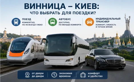 Винница — Киев: что выбрать для комфортной поездки